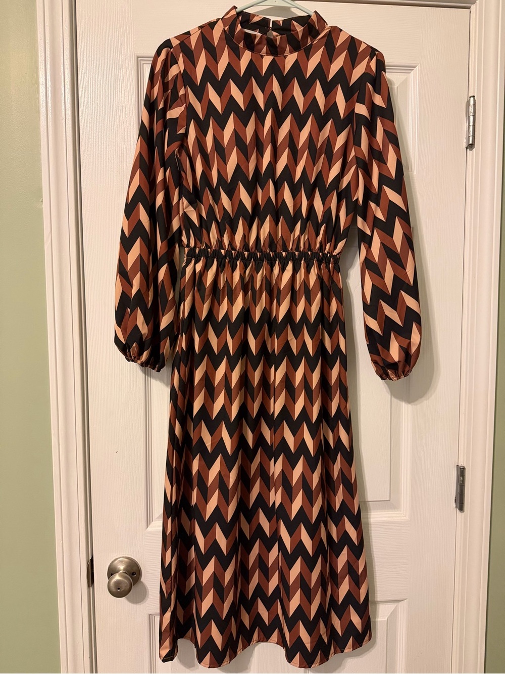 SHEIN Long Sleeve Midi Dress